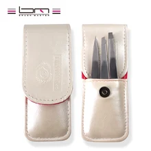 

sy 3pcs Professional Eyebrow Tweezer Stainless Steel Slant Tip Hair Removal Makeup Tools Top Quality