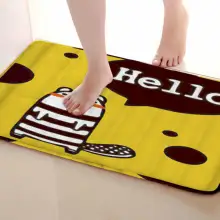 Hello style коврик для ванной комнаты, смешной Противоскользящий коврик для ванной, аксессуары для душевой занавески, соответствующие вашей душевой занавеске