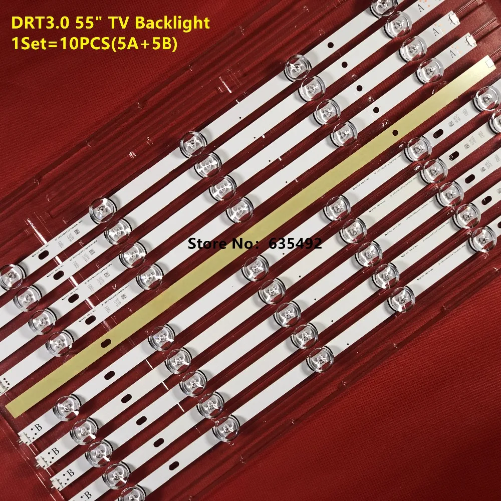 10 шт.(5A+ 5B) 11 светодиодный Светодиодный светодиодная подсветка для LG tv 55LF5950 LC550DUE innotek DRT 3,0 55 дюймов A B 6916L-1730A 6916L-1731A 1991A