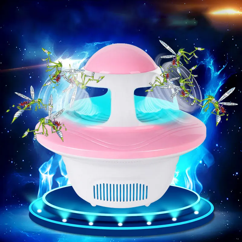 

Portable UFO Shape Mosquito Killer Electric Mosquito Killing Pest Control for Indoor Outdoor Use UV Lamp Night Light
