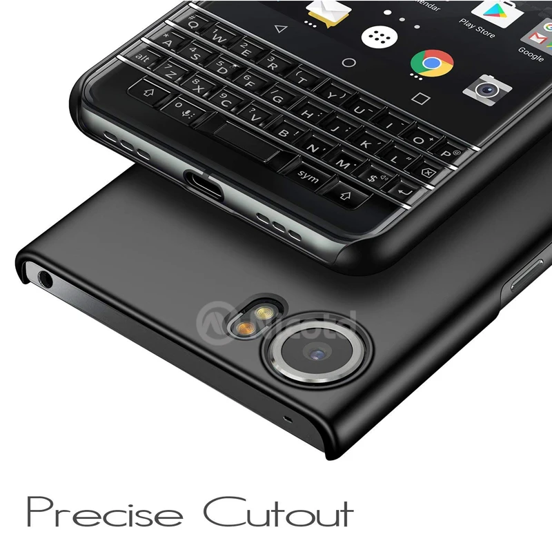 Для Blackberry KEYone чехол Роскошный тонкий твердый пластиковый чехол для телефона для Blackberry KEYONE защита задней крышки черные матовые PC сумки