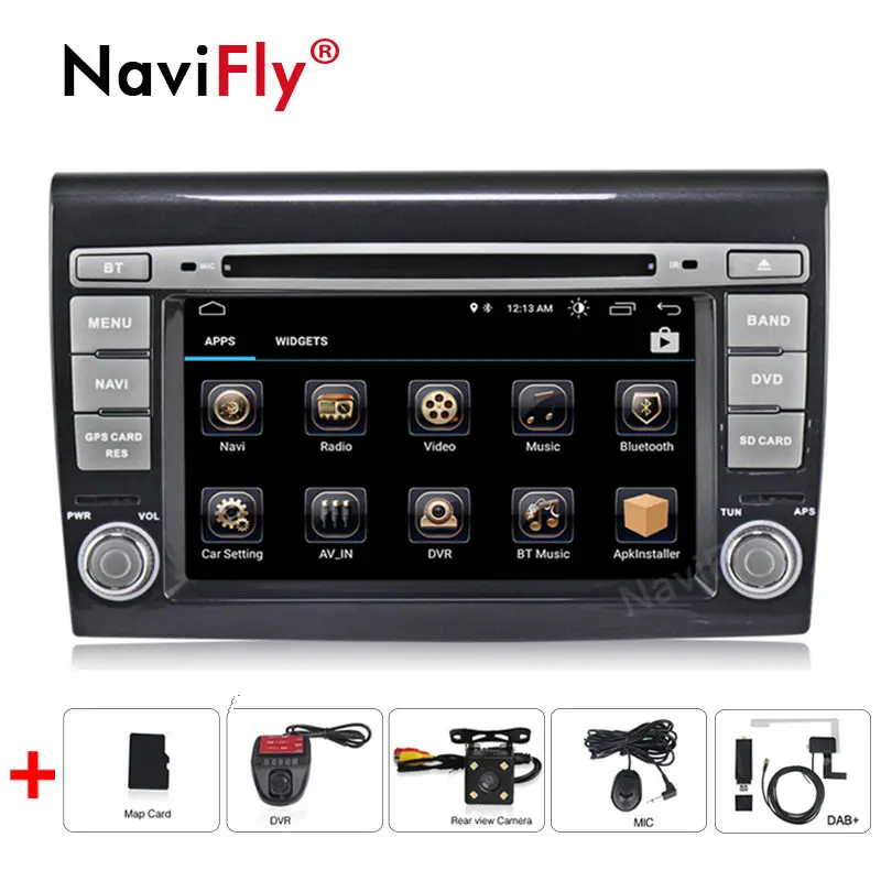 Бесплатная доставка Android 8 1 автомобильный Радио dvd плеер для Fiat Bravo 2007 2008 2009 2010 2011