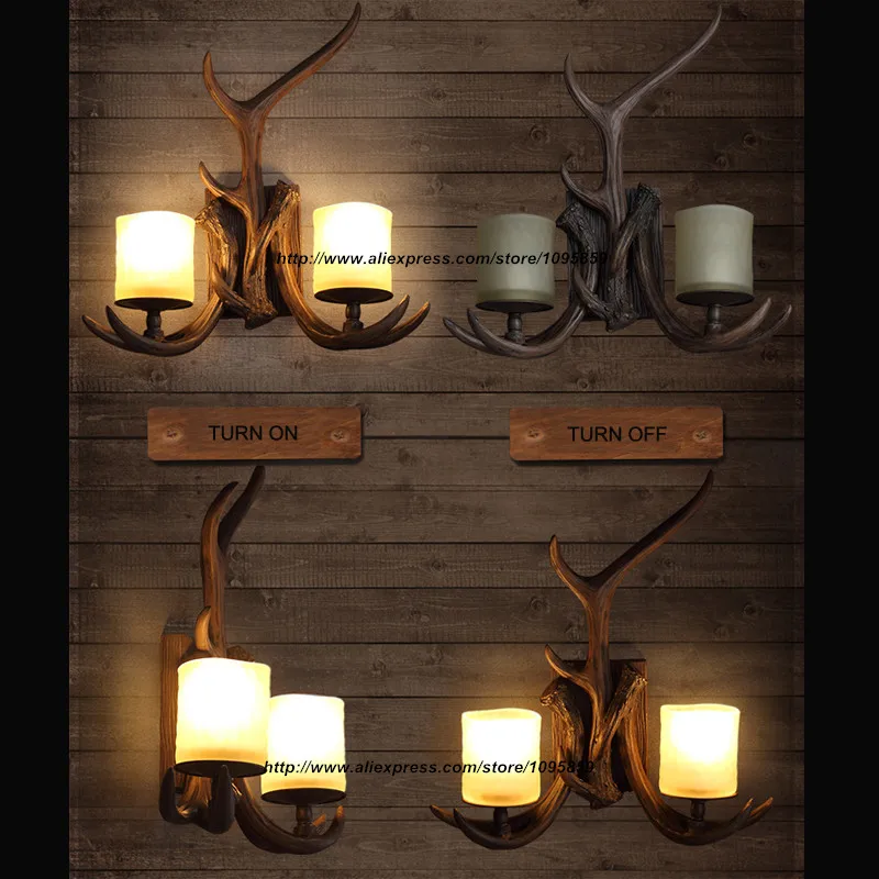 SETTEMBRE Industrial Decoracao Para quarto Light Wall 2 рога настенная лампа Бар Ресторан арт деко