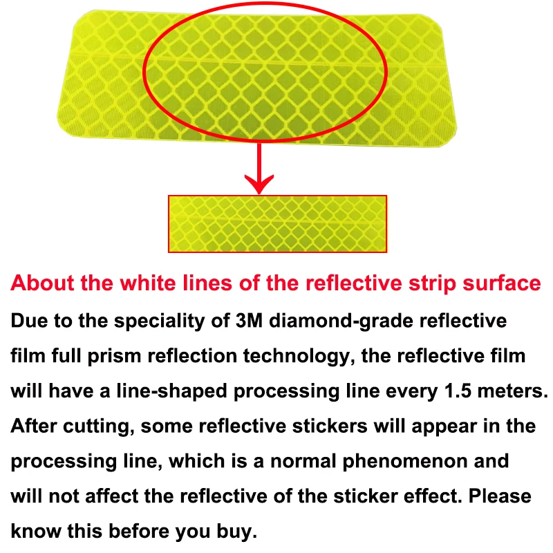 10 шт. 3X8 см Светоотражающие предупреждающие полосы лента автомобильный бампер светоотражающие полосы безопасные отражатели наклейки для автомобиля