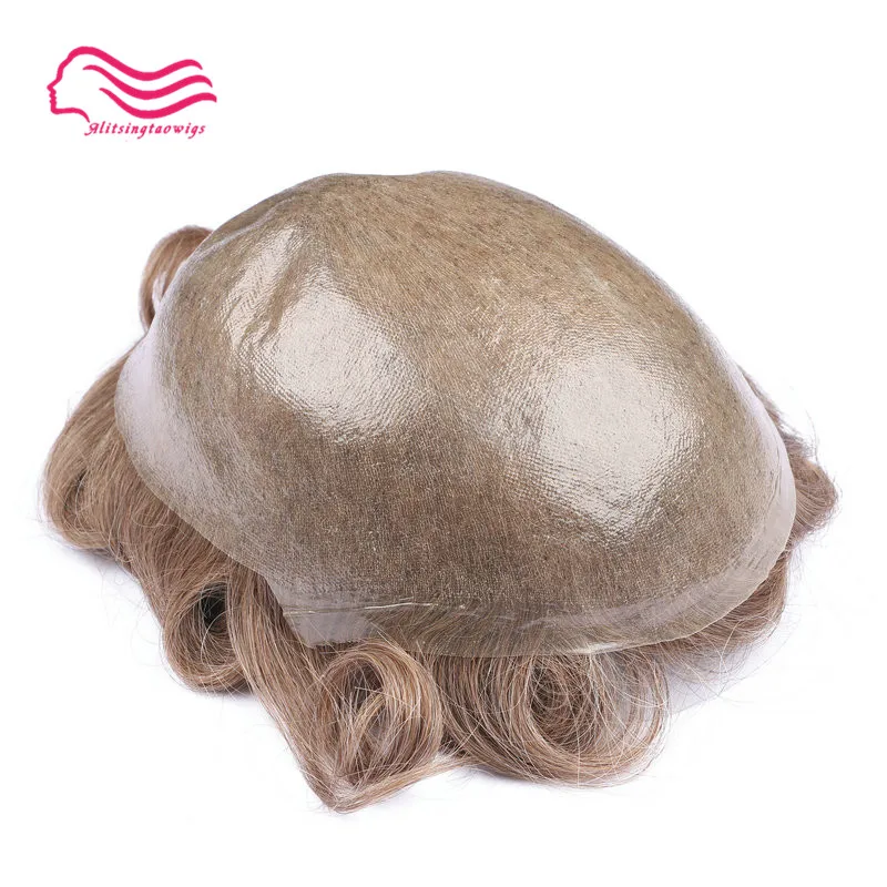 

Tsingtaowigs, men toupee super thin skin0.02-0.04 mm Vlooped NG , hair replacemnt , hair pieces , men wig free shipping
