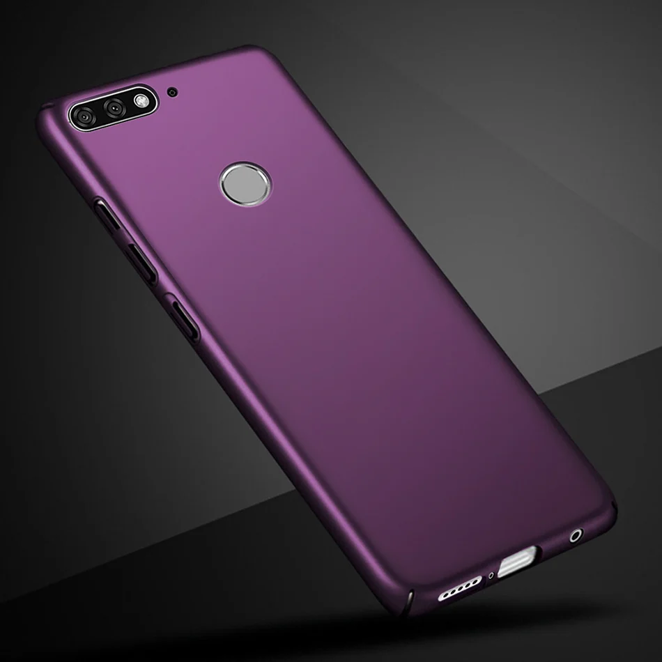 Для Huawei Y6 2018 чехол Honor 7A 7C Жесткий ПК Пластиковый Чехол для Prime задняя крышка Pro
