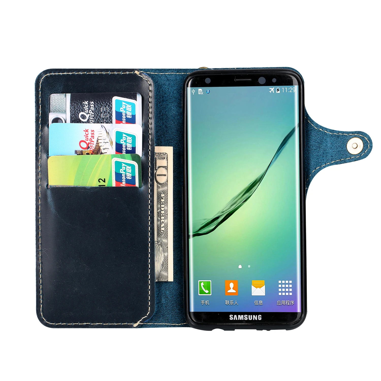 Первый слой воловьей кожи винтажный рисунок масла Воск Для samsung s9 чехол заглушка карты флип бумажник чехол для samsung s8 s8plus s9plus