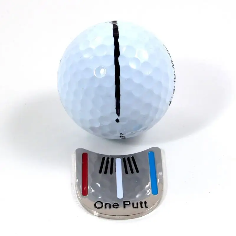 1 шт. маркер для мяча для гольфа, магнит, заколка на шляпу, инструмент для выравнивания,, маркер для мяча