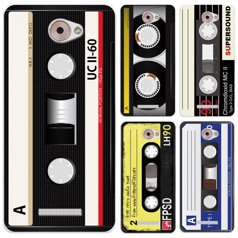 

Silicone Soft Case For BQ BQS-5070 Magic Phone Protector Back Cover Vintage Cassette Tape Patterned For BQ BQS 5070 BQS5070 Case