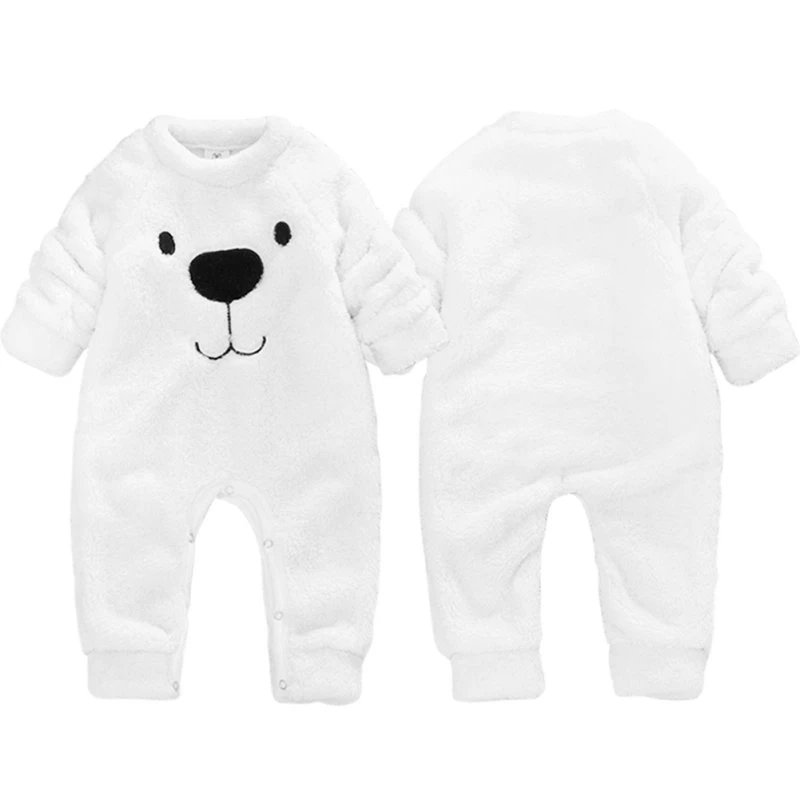 baby white romper suit