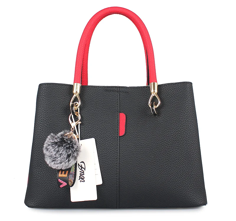 ZMQN сумка через плечо для женщин роскошные сумки для женщин дизайнерская женская сумка на плечо Лоскутная женская сумка с помпонами A716