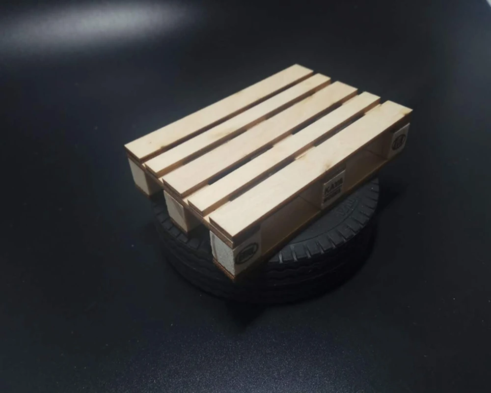 

New design scene simulation Cargo wooden bracket assembly for tamiya 1/14 scale scania R620 56323 beenz 1851 3363 MAN tgx truck