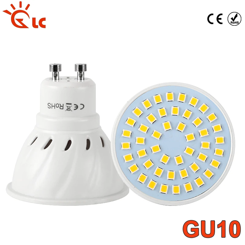 

GU10 LED Bulb Lamp LED Spotlight 2835 SMD 48led 60led 80led High power Lamparas LED AC220V 240V LED Spot Lampada