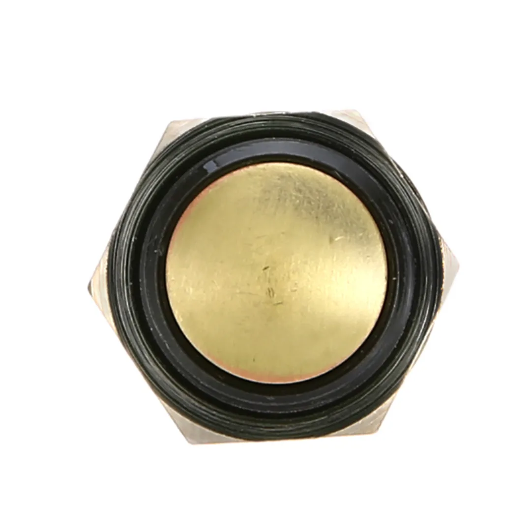 Mayitr 16mm Brass Metal Momentary Push Button Household Door Bell Doorbell Switch 1.6 x 2.7cm