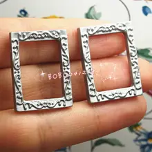 Кукольный домик Миниатюрный 1:12 Игрушка 2 Небольшие Пластиковые Серебряный Прямоугольник Кадров L2.7cm EM3S