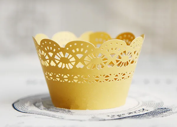 100 Pack Cupcake Muffin Paper Cup Liner Birthday Wedding Wrapper Assorted Colors