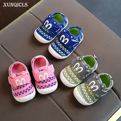 Xunqicls детская обувь малыша для девочек и мальчиков кроватки обувь мультфильм детские кроссовки на мягкой подошве Детские Prewalkers младенцы