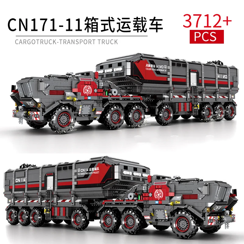 

3712pcs The Wandering Earth Building Blocks Compatible LegoINGlys City Technic Blocks Earth Flint Carrier Car Figures Bricks Toy