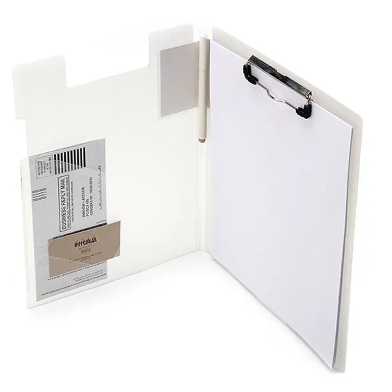 

Office School Multi-Function Folder With Elastic Clip Board Folder Suitable For A4 Files Pen Card Finishing Storage
