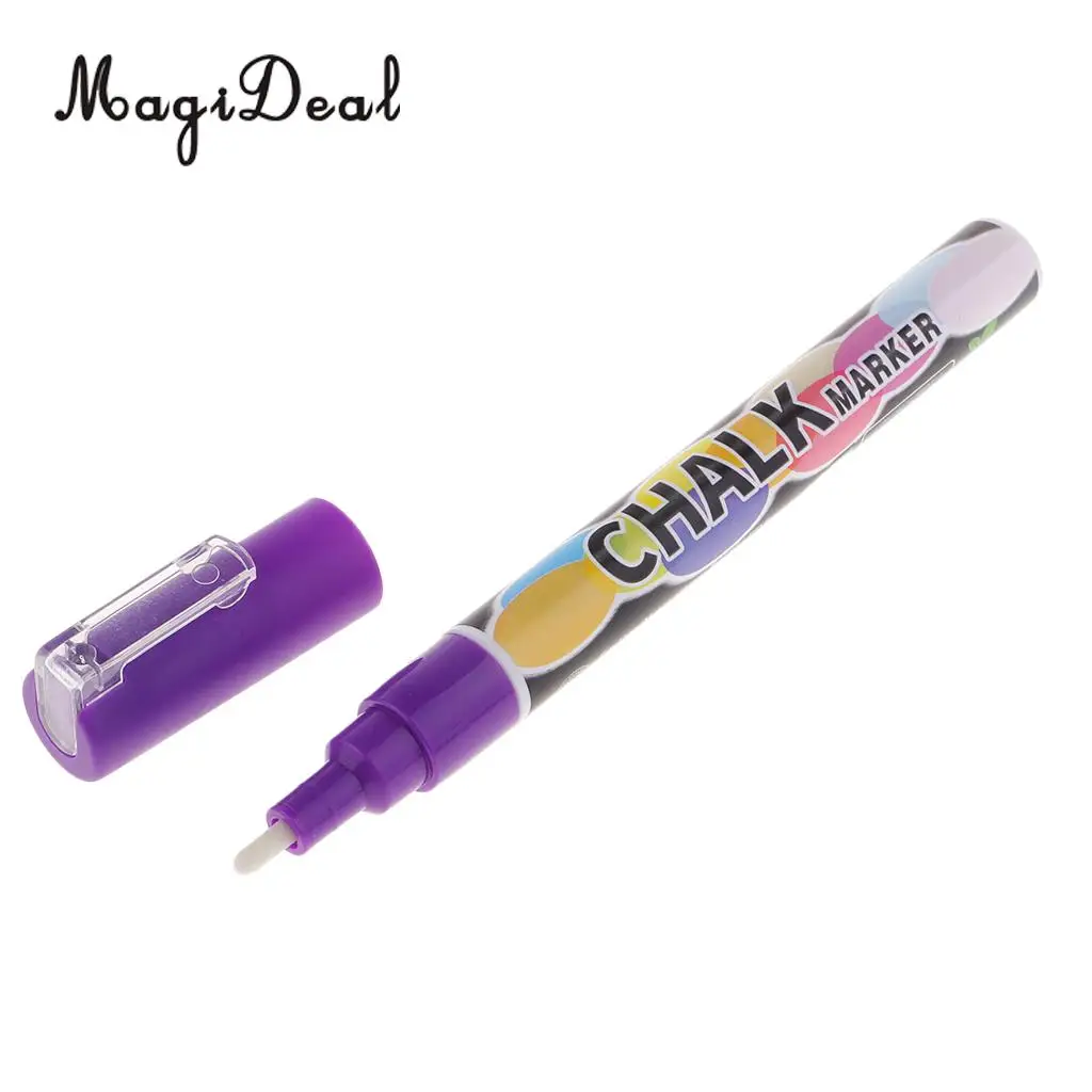  Liquid Chalk Markers Chalk Pens For Chalkboard, Whiteboard, Blackboard, Window, Glass, LED Board 3mm Reversible Tip