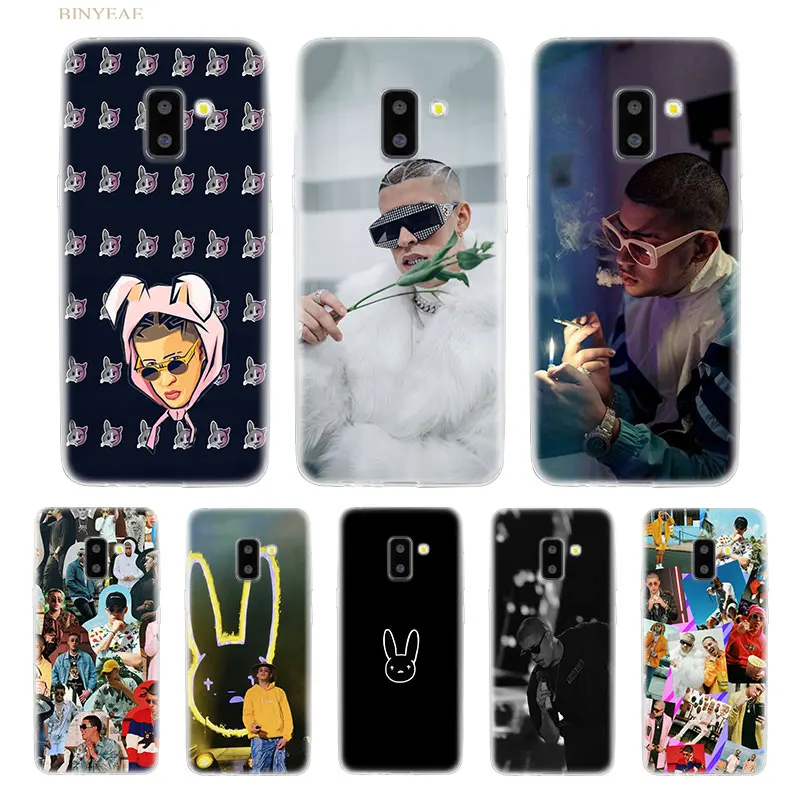 

Bad Bunny El Conejo Malo Phone Case for Samsung J4 J6 Plus J8 J7 2018 J5 J3 2017 EU Prime Silicone Clear capa Soft Cover shell