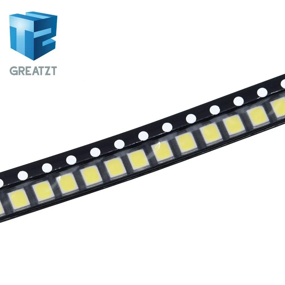 100 шт. 21-25 LM теплый белый 2835 SMD LED 0.2 Вт высокое яркое чип светодиоды горячий