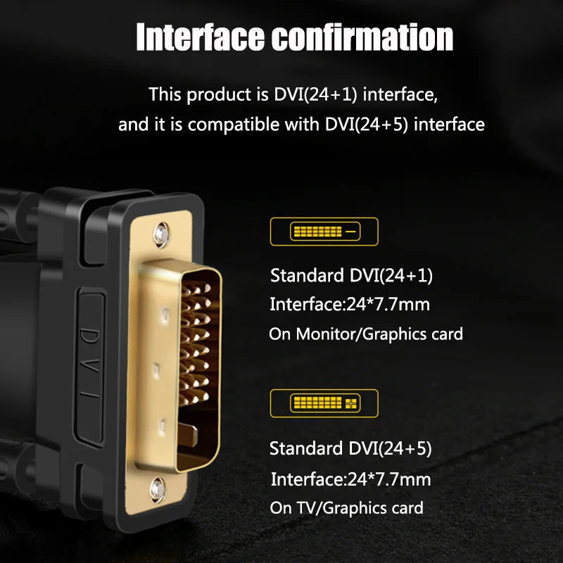 DVI to DVI Cable DVI-d Audio Aux Jack Digital Audio Converter DVI 24+1 Cable HiFi Gold plated 1m to 15m for Projector Laptop TV DVI to DVI Cable DVI-d Audio Aux Jack Digital Audio Converter DVI 24+1 Cable HiFi Gold plated 1m to 15m for Projector Laptop TV