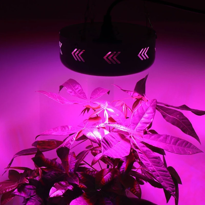 

Full Spectrum 130W UFO LED Grow Light 85-265V SMD5730 Hydroponics Plant Lamp Ideal for All Phases of Plant Growth and Flowering