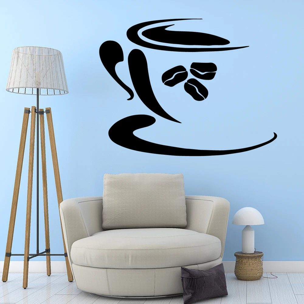 

DIY Art coffee Home Decoration Accessories vinyl Stickers Decor Wall Decals