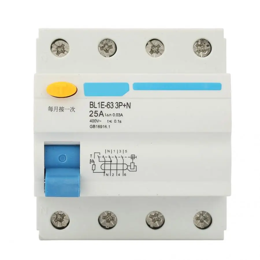 400V 25/32/40A раздел выключатель воздушный выключатель BL1E-63 3P+ N автомат защити цепи