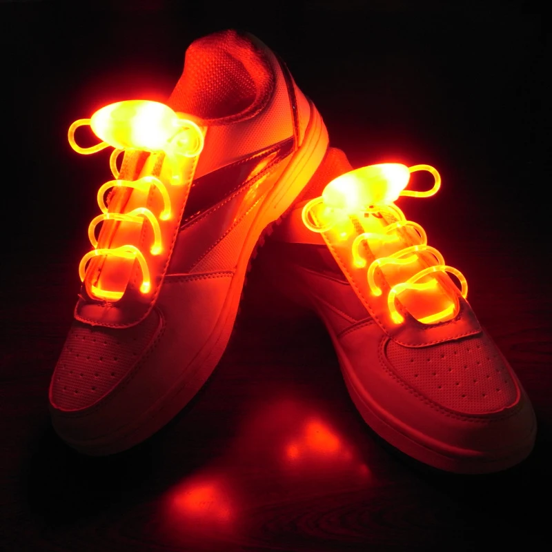 

New Multi-Color Cool Night Run Neon LED Shoe laces Shoes Strap Glow Stick Light Shoelaces Accessories Party Supplies LED Shoe