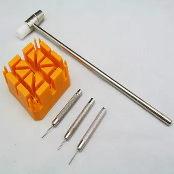 

Watch Repair Tool Watchband Group Combine Rice Pedestal Small Punching Small Hammer Modulation Meter Section Watchband Organ