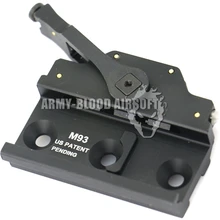 FMA M93 Стиль крепление качели-рычаг WeaponLight рельсовое крепление Quick Release адаптер для монтажа на рельсах