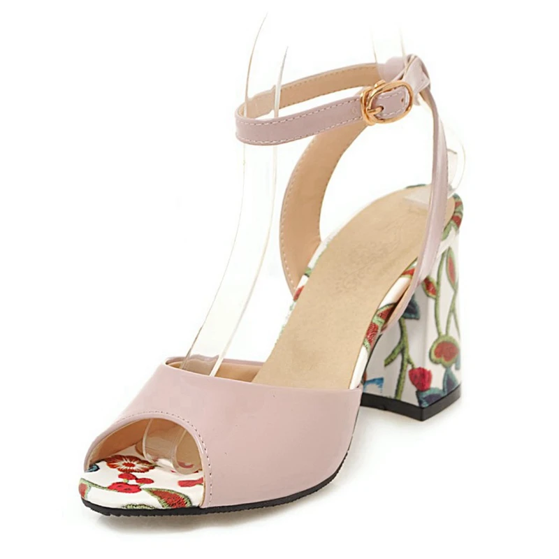 flower print sandals