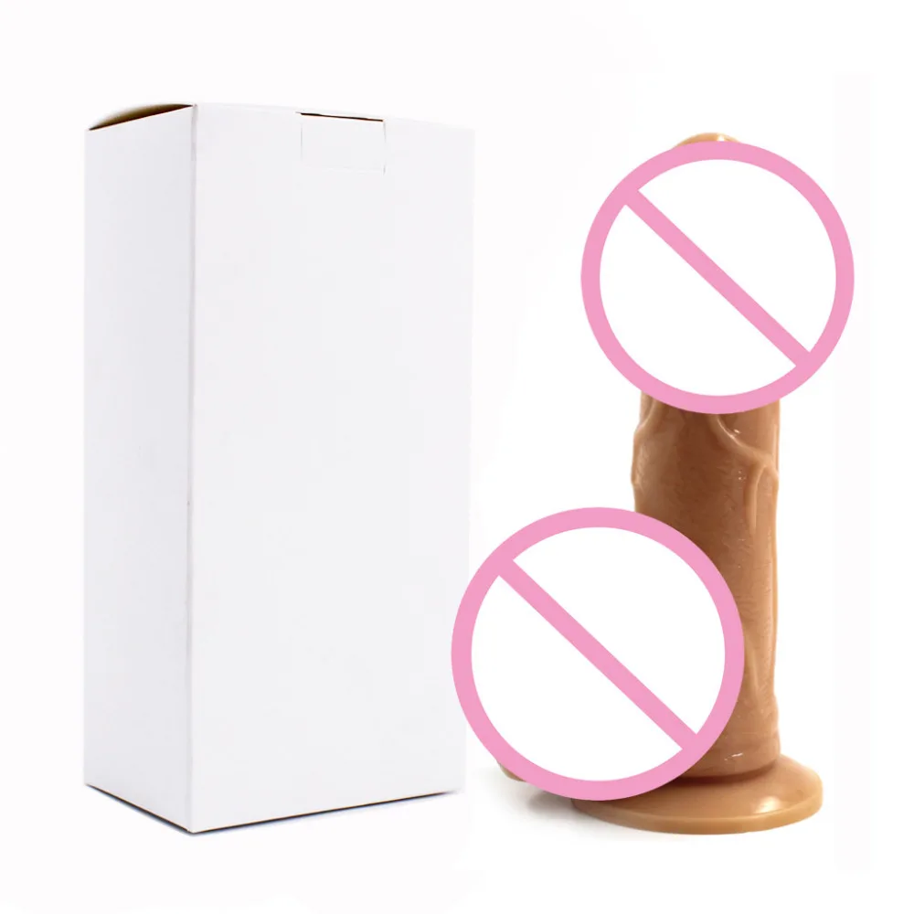 2 размеры реалистичный фаллоимитатор TPE гибкий Пенис с текстурой вал и Сильный