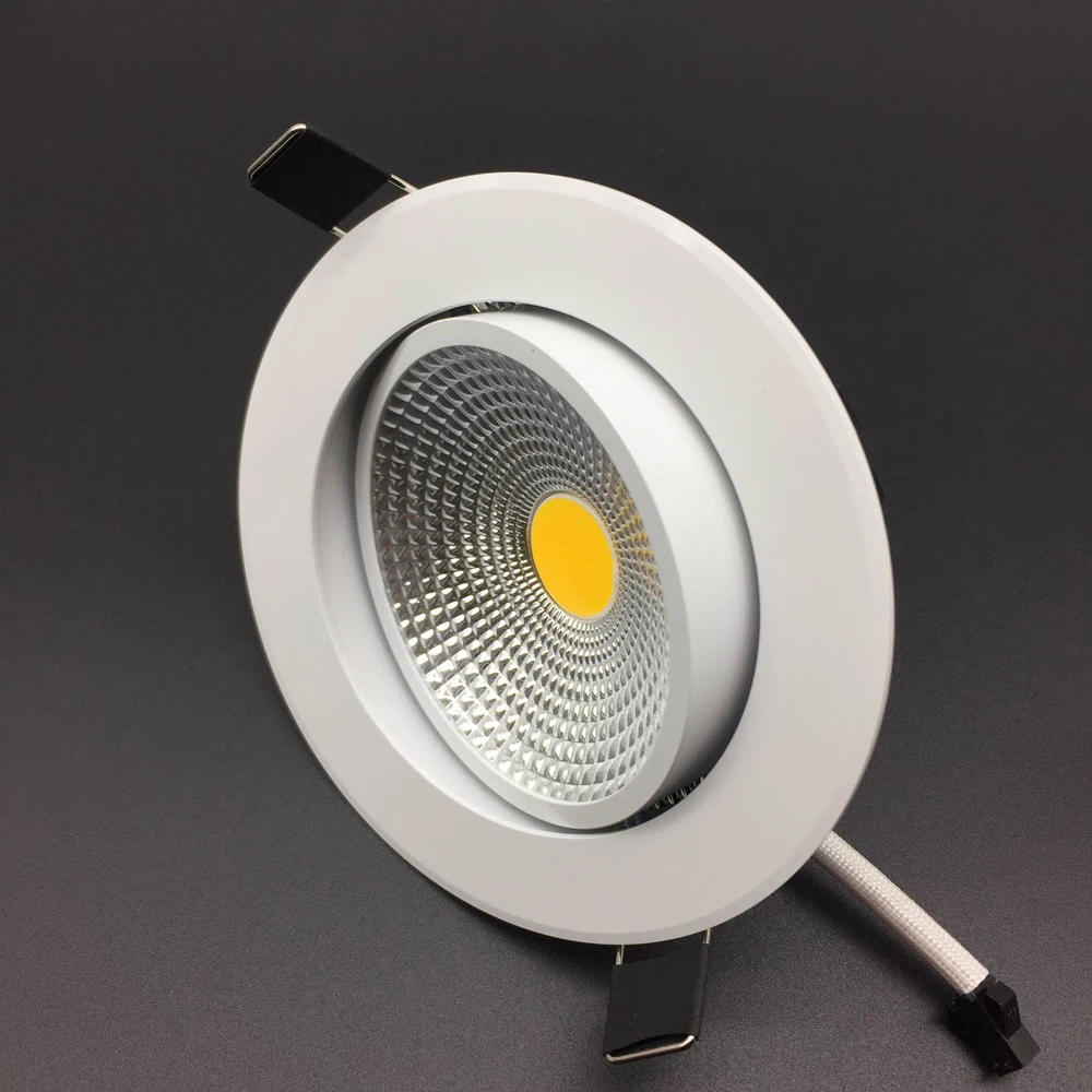 Dimmable Led downlight light COB Ceiling Spot Light 5W 7W 9W 12W 85-265V ceiling recessed Lights Indoor Lighting led lights for bedroom ceiling