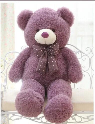 teddy bear in purple colour