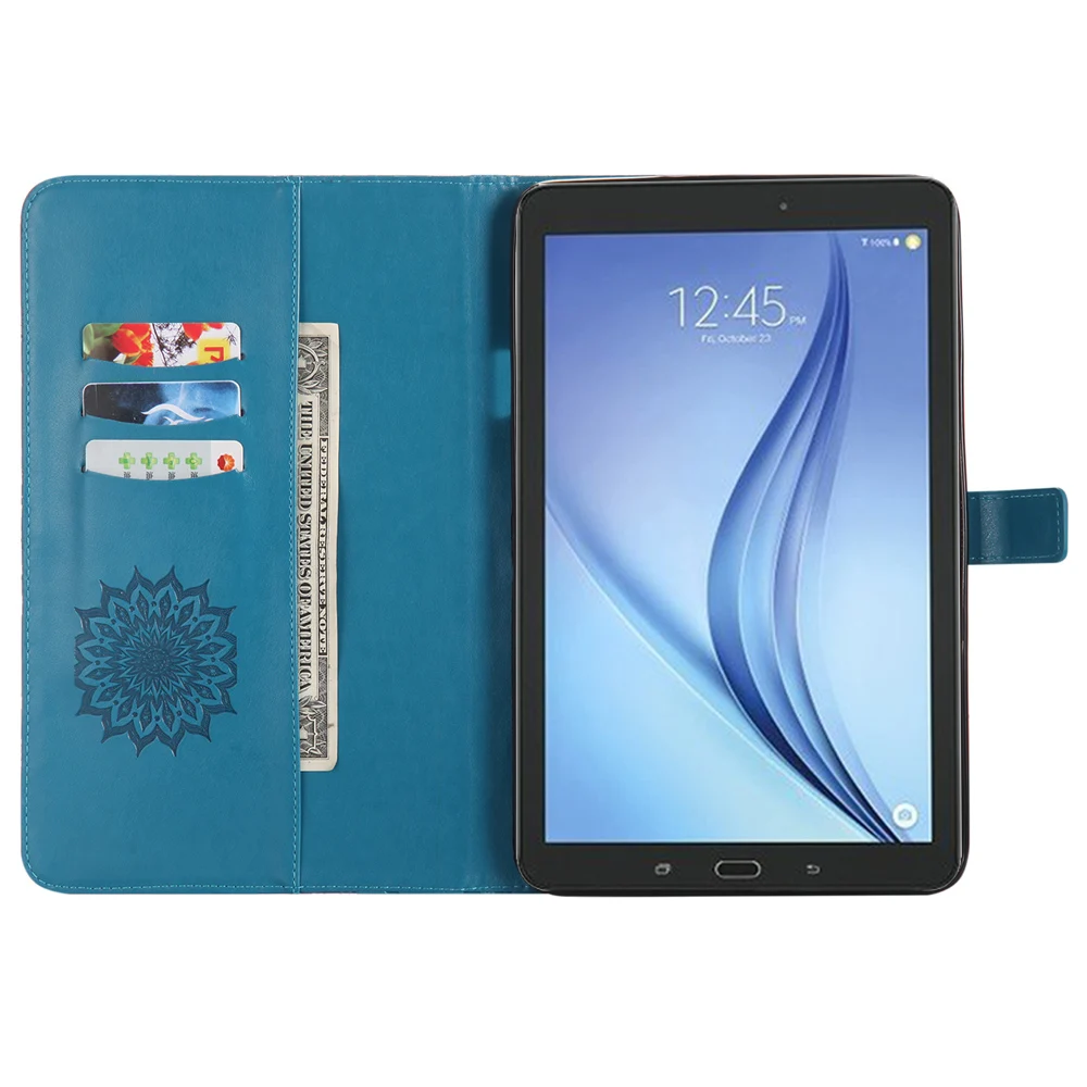 Чехол для планшета Samsung Galaxy Tab E 9 6 T560 T561 тонкий складной флип чехол из
