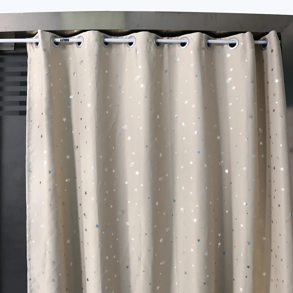 

w Extendable Spring Telescopic Shower Bathroom Window Curtain Rail Loaded Pole Rod 105-200cm