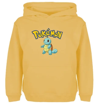 

The most popular Pokemon Bulbasaur Squirtle Design Hoodie Men's Women's Winter Cotton Printing Sweatshirt Tops