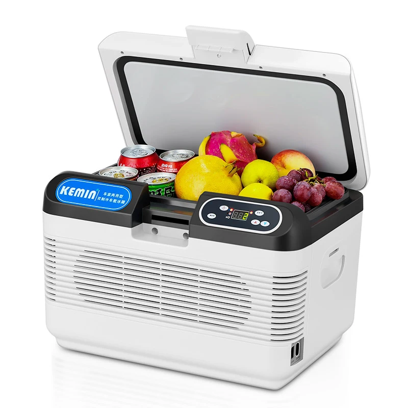 KEMIN 12L Мини-Автомобильный холодильник-раскладушка, автоматическая морозильная камера, Холодильный медицинский холодильник, бесшумный светодиодный холодильник с дисплеем, холодильник с морозильной камерой