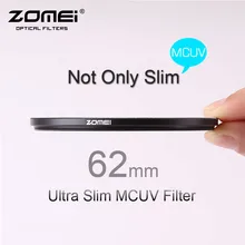 62mm ZOMEI PRO Ultra Slim MCUV 16 Layer Multi Coated Optical Glass MC UV Filter for Canon NIkon Hoya Sony DSLR Camera Lens 62 mm