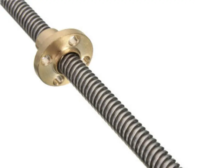 

KuaiJieWei 3D printer Store 8mm 450mm Lead 2/4/8/12/14mm Stainless Steel Lead Screw + T8 Nut For CNC 3D Printer Reprap