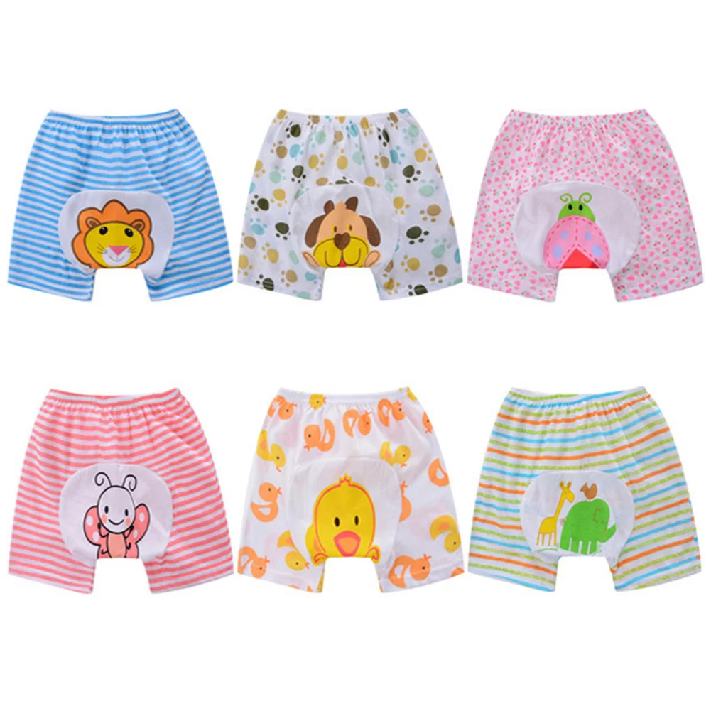 

Unisex Girl Boy Kid Baby Cotton Shorts Toddler Cartoon Casual Pants 6 Patterns