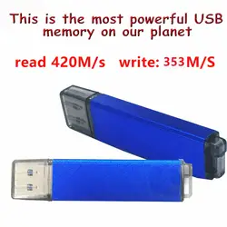Ручной работы MLC FLASH FUSB SSD U диска Портативный твердотельный накопитель 128 ГБ 4 К высокая скорость может установить операционную систему USB