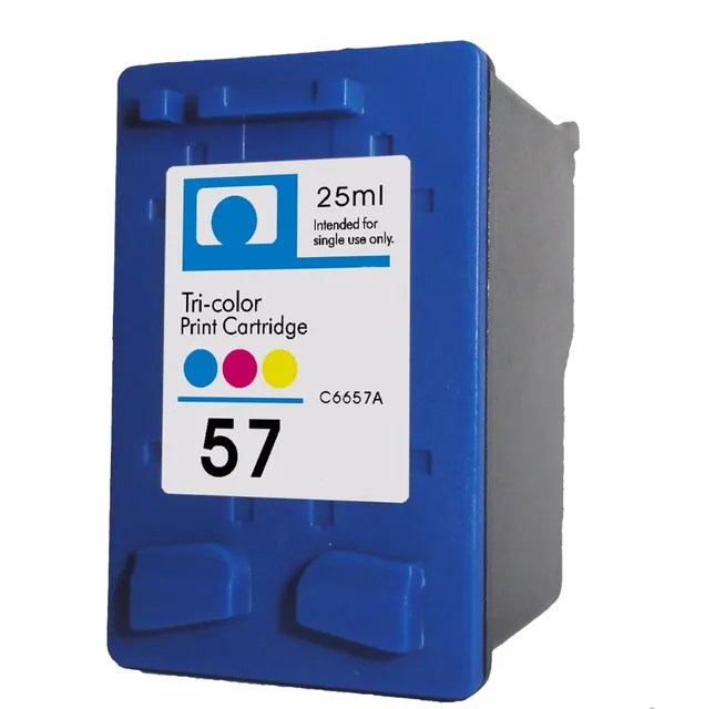 Remanufactured ink cartridge for HP 57/C6657AN for HP DJ 5150/5150w/5550/5650 Printer .-in Ink