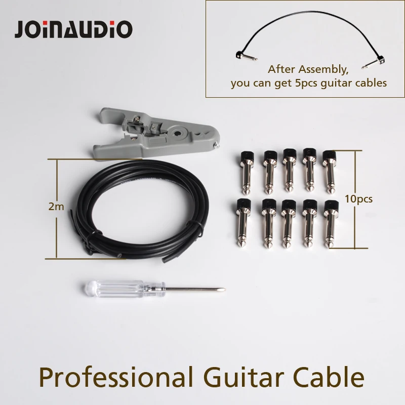 Соединительный гитарный кабель без пайки JOINAUDIO набор соединительных кабелей для