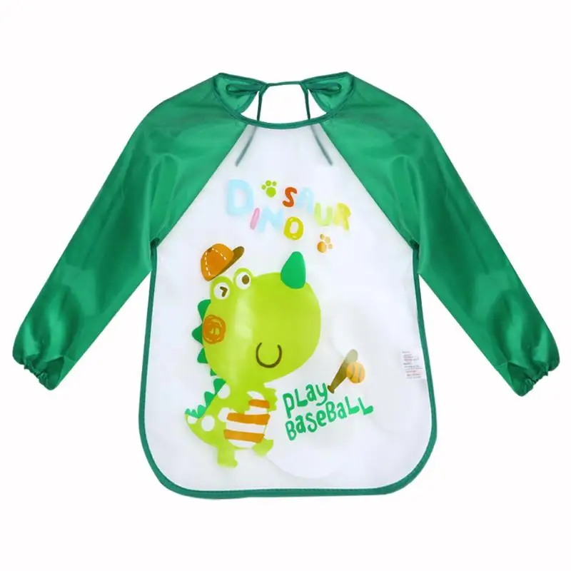 Baby-Bibs-Infant-Burp-Cloths-Toddler-Scarf-Feeding-Smock-Long-Sleeve-Waterproof-Coverall-Baby-Animals-Baby (4)
