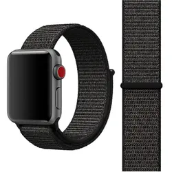 Haweel для Apple Watch Series 3 и 2 и 1 42 мм Простые Модные нейлоновый ремешок с волшебной палочкой