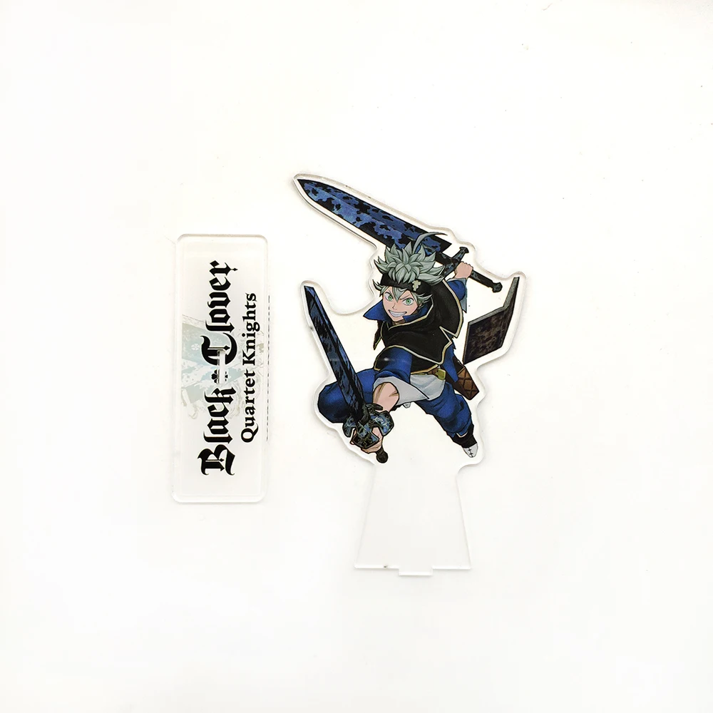 Black Clover Asta 5 Leaf Magic Acrylic Stand Figure Model Double Side Plate Holder Topper Anime Japanese Action Figures Aliexpress
